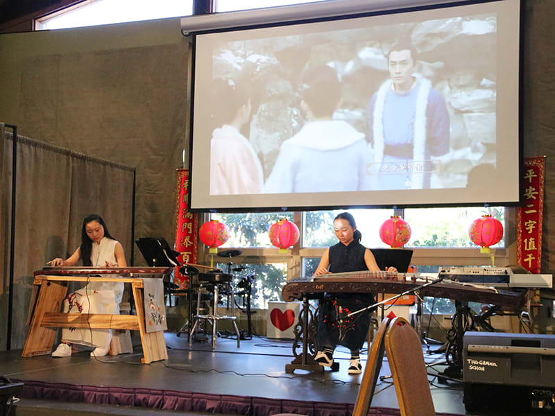grauer students celebrating the lunar new year