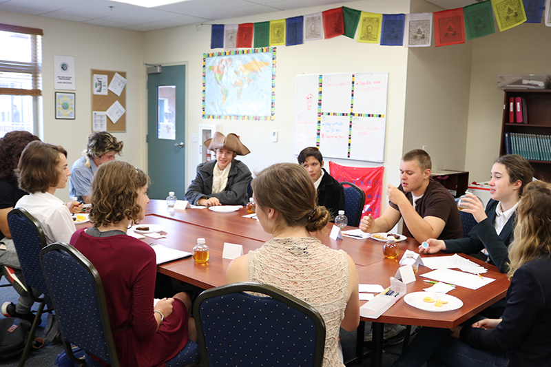 a small social studies classroom