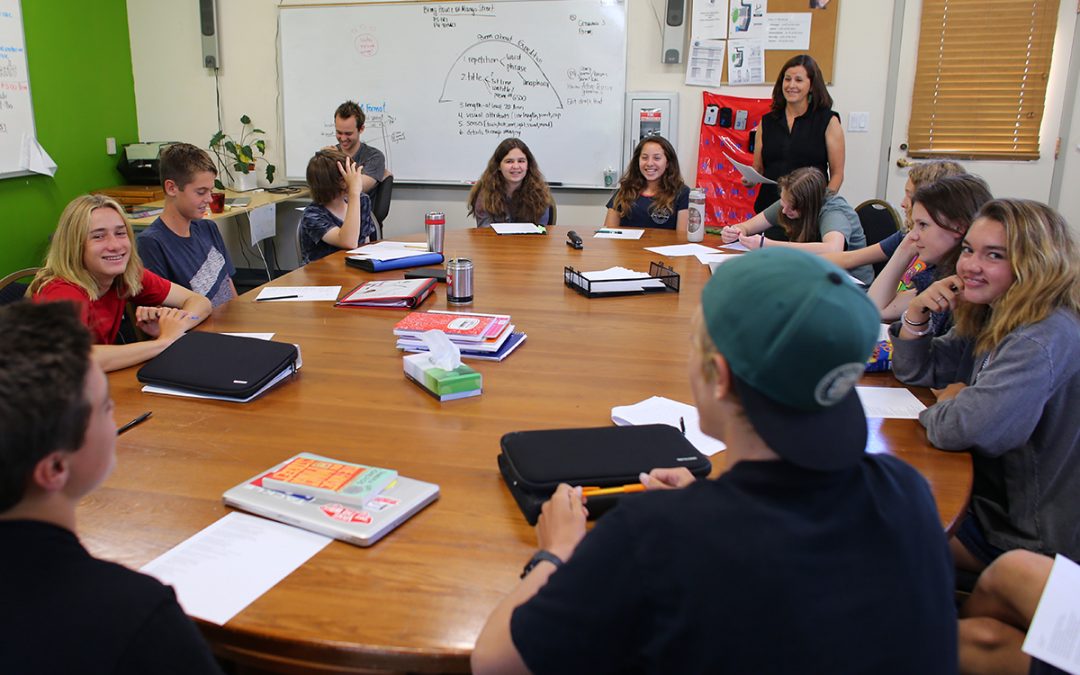 a small English classroom